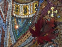 Византийская мозаика, икона Богоматери